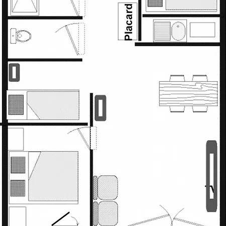 Apartament Le Schuss 1 - Sur Le Front De Neige Des Evettes Mae-2734 Notre-Dame-de-Bellecombe